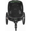 Przyczepka rowerowa HAMAX Outback One 34kg Pasy Zielono-czarny Regulacja oparcia Tak