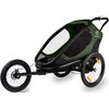 Przyczepka rowerowa HAMAX Outback One 34kg Pasy Zielono-czarny Nośność 34 kg