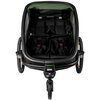 Przyczepka rowerowa HAMAX Outback Twin Zielono-czarny Ochrona przed warunkami atmosferycznymi Tak