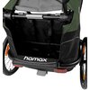 Przyczepka rowerowa HAMAX Outback Twin Zielono-czarny Materiał Poliester