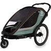 Przyczepka rowerowa HAMAX Cocoon One Zielono-czarny Ochrona przed warunkami atmosferycznymi Tak