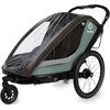 Przyczepka rowerowa HAMAX Cocoon One Zielono-czarny Regulacja oparcia Tak