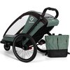 Przyczepka rowerowa HAMAX Cocoon One Zielono-czarny Nośność 35 kg