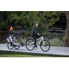 Przyczepka rowerowa HAMAX Breeze One 35kg Pasy Biało-zielony Rozmiar kół 20"