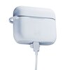 Etui na słuchawki 3MK Silicone Case do Apple AirPods 4 Biały Kolor Biały
