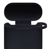 Etui na słuchawki 3MK Silicone Case do Apple AirPods 4 Czarny Materiał Silikon