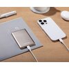 Powerbank indukcyjny CANYON OnPower 505 5000 mAh 20W Beżowy + Kabel USB-C - USB-C Typ kabla Kabel USB-C - USB-C