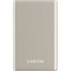 Powerbank indukcyjny CANYON OnPower 505 5000 mAh 20W Beżowy + Kabel USB-C - USB-C Prąd wyjściowy [A] 2.22