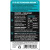 Na zdjęciu znajduje się etykieta produktu "Uszczelniacz do dętek FINISH LINE Fiberlink Tubeless Sealant Pro Latex 240 ml". Tekst na etykiecie opisuje technologię Fiberlink, wskazówki dotyczące użycia, dawkowanie oraz ostrzeżenia, a także zawiera informacj