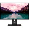 Monitor z wyświetlaczem pokazującym krajobraz górski z jeziorem, otoczony czarną ramką. Na podstawie monitora widoczne jest logo "Lenovo".