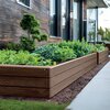 Rabata ogrodowa PROSPERPLAST Base Wood Rustykalna Brązowy Materiał Tworzywo sztuczne