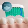 Oryginalne końcówki PHILIPS Sonicare C1 HX6014/87 Średnio miękkie włókna (4 szt. zapas na rok) (Usuwanie płytki bakteryjnej) Miękkość włosia Średnio miękkie