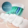 Oryginalne końcówki PHILIPS Sonicare C1 HX6014/87 Średnio miękkie włókna (4 szt. zapas na rok) (Usuwanie płytki bakteryjnej) Dla dzieci Nie