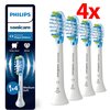 Oryginalne końcówki PHILIPS Sonicare C3 HX9044/87 Średnio miękkie włókna (4 szt. zapas na rok) (Zaawansowane usuwanie płytki bakteryjnej)