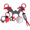 Zawieszka do wózka CANPOL BABIES Sensory Toys 68/071 Czerwony Motyw Kształty