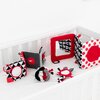 Zabawka edukacyjna CANPOL BABIES Sensory Toys Duże lusterko kontrastowe 68/079 Funkcje rozwojowe Sensoryka