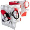 Zabawka CANPOL BABIES Sensory Toys Pluszowa kontrastowa książeczka edukacyjna 68/081 Materiał Tkanina