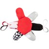 Zabawka edukacyjna CANPOL BABIES Sensory Toys Piłka kontrastowa 68/082 Materiał Tkanina