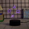 Lampka LED MANTA Style Neon Lights Game 2 SNL122RGB Wymiary [mm] 117 x 100 x 195