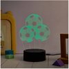 Lampka LED MANTA Style Neon Lights Piłki SNL124RGB Wymiary [mm] 122 x 10 x 20