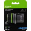 Opakowanie produktu "Szybkozłącze STALCO GARDEN S101010203" z widocznym szybkozłączem do węża ogrodowego, oznaczone napisem "HOSE CONNECTOR WATERSTOP 1/2”". Na opakowaniu znajdują się również ikony "COMFORT GRIP" i "FITS WITH OTHER BRANDS", a także logo S