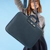 Torba na laptopa BOMBATA Trama 13-14 cali Granatowy Materiał Winyl