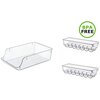 Organizer do lodówki EASYFORM Clear Cans 8.5 L+ Na jajka (3 szt.)