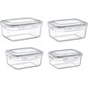 Zestaw pojemników na żywność EASYFROM Diamond EP-521SET (4 szt.)