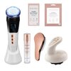 Zestaw BEAUTIFLY Urządzenie do mezoterapii bezigłowej B-Glossy PRO + Wyszczuplający masażer ręczny antycellulitowy B-Modello, bańka masująca + Szczotka do włosów Combo Złoty + Krem Night of Pleasure 50 ml + Płatki pod oczy Hydrogel Beauty Patches 2 szt. +  Suplement diety Vitamin Extra Power (30 szt.)