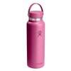 Butelka termiczna HYDRO FLASK Wide Flex Straw Cap 1180 ml Różowy Pojemność [ml] 1180