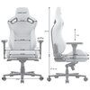 Fotel ANDA SEAT Kaiser 2 Pro XL Ciemnoszary Podświetlenie RGB Nie