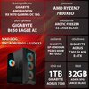 Komputer MAD DOG Powered by Gigabyte AORUS301-A11DR32 R7-7800X3D 32GB RAM 1TB SSD Radeon RX9070 Wi-Fi Procesor AMD Ryzen 7 7800X3D