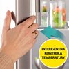 Lodówka HISENSE RB470N4EFC1 No Frost 200cm Czarna SmartFresh Licowane drzwi Metal Tech Cooling Szuflada Convert Liczba półek na butelki 1