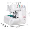 Maszyna do szycia Overlock VERITAS Elastica II + Nożyczki krawieckie Gratis Regulacja długości ściegu 0 - 5 mm