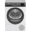 Pralka BEKO b100 BM3WFSU37015WAR kl.A 7kg 1000 obr EnergySpin AquaWave + Suszarka BEKO b300 BM3T37239WAR z pompą ciepła 7kg + Łącznik BEKO SLIM PSKS Zużycie energii na 100 cykli [kWh] 44 kWh = 50.6 zł