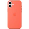 Etui APPLE Silicone Case MagSafe do iPhone 16 Mandarynkowy