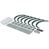 Szklarnia PROSPERPLAST Floo 759845 360 x 57 x 30 cm Zielony Materiał Aluminium