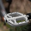 Pedały rowerowe OXFORD PE640GY Platformowe Szary Materiał Nylon