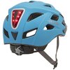Kask rowerowy AUTHOR Pulse LED X8 Niebieski MTB z lampką (rozmiar M) Regulacja Od 52 do 58 cm