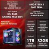 Komputer MAD DOG APEX-7F-A01DR32 R5-7600 32GB RAM 1TB SSD GeForce RTX5070 DLSS 4 Wi-Fi Procesor AMD Ryzen 5 7600
