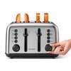 Toster BUYDEEM DT640E Stalowy Liczba tostów 4