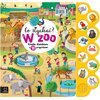 Książka dźwiękowa z 10 przyciskami Co słychać? W zoo Agnieszka Bator (twarda okładka)