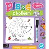 Książka z zadaniami Piszę i rysuję z kotkiem Labirynty, szlaczki, rysowanki (miękka okładka)