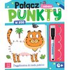 Książka z zadaniami Połącz punkty i zobacz w zoo Przygotowanie do nauki pisania Ścieralny pisak (miękka okładka)