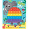 Książka sensoryczna z Pop It Wesołe zoo Grażyna Wasilewicz (twarda okładka)