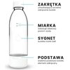 Saturator DAFI PushAir Biały z dwoma nabojami + butelka Bezprzewodowy Tak