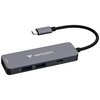 Hub VERBATIM 32155 USB Typu C Liczba portów wyjściowych [szt.] 4