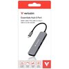 Hub VERBATIM 32156 USB Typu C Porty wyjścia Czytnik kart MicroSD - 1 szt.