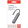Hub VERBATIM 32158 USB Typu C Porty wyjścia Czytnik kart MicroSD - 1 szt.