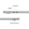 Laptop APPLE MacBook Air 2025 15.3" Retina M4 16GB RAM 256GB SSD macOS Srebrny Waga [kg] 1.51